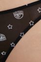 Tangá Chiara Ferragni čierna farba, priesvitné galéria