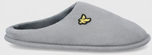 Papuče Lyle & Scott šedá farba