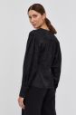 Hodvábna blúzka The Kooples dámska, čierna farba, vzorovaná galéria