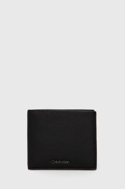 Peňaženka Calvin Klein pánska, čierna farba