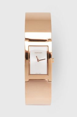 Hodinky Calvin Klein dámske, zlatá farba