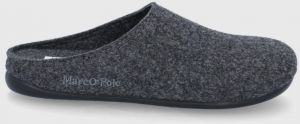 Vlnené papuče Marc O'Polo šedá farba