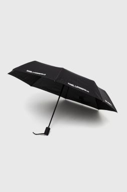 Dáždnik Karl Lagerfeld čierna farba galéria