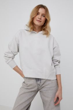 Mikina Calvin Klein Jeans dámska, šedá farba, jednofarebná