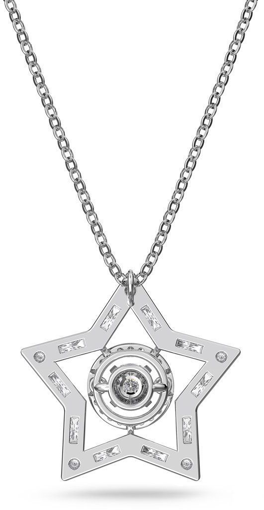 Náhrdelník Swarovski strieborná farba