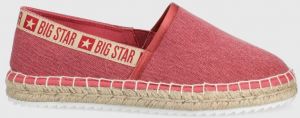 Espadrilky Big Star ružová farba,