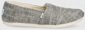 Espadrilky Toms Alpargata čierna farba,