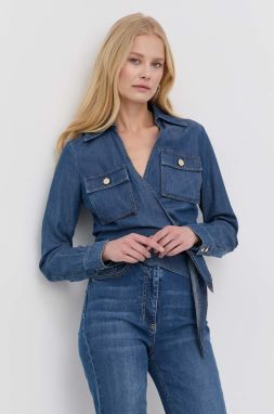 Blúzka Elisabetta Franchi dámska, jednofarebná