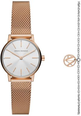 Hodinky Armani Exchange dámske, zlatá farba