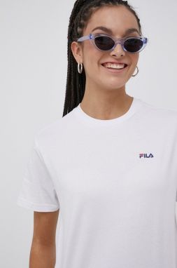 Bavlnené tričko Fila (2-pak) čierna farba,
