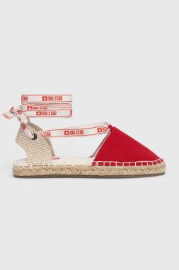 Espadrilky Big Star červená farba,