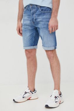 Rifľové krátke nohavice Pepe Jeans Callen Short pánske,