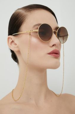 Slnečné okuliare VOGUE dámske, zlatá farba