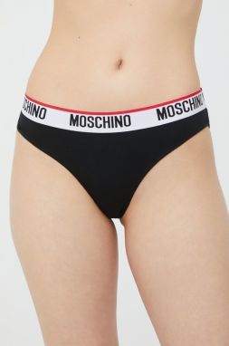 Nohavičky Moschino Underwear čierna farba,