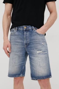 Rifľové krátke nohavice Superdry pánske, galéria