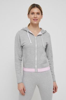 Mikina Calvin Klein Underwear dámska, šedá farba, jednofarebná