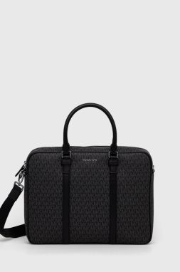 Taška na notebook Michael Kors čierna farba