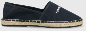 Espadrilky Tommy Jeans tmavomodrá farba,