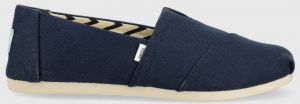 Espadrilky Toms Alpargata tmavomodrá farba,