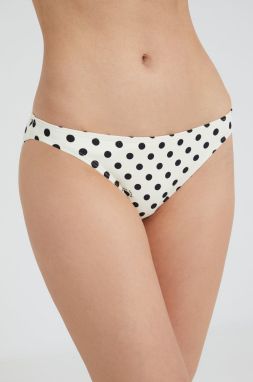 Plavkové nohavičky Kate Spade béžová farba,