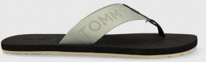 Žabky Tommy Jeans pánske, čierna farba
