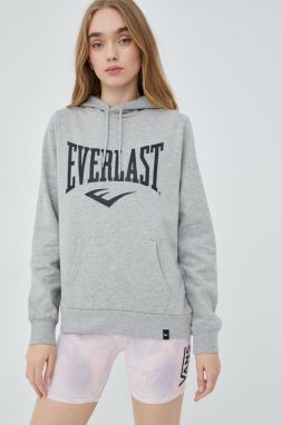 Mikina Everlast dámska, šedá farba, melanžová