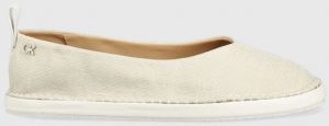 Espadrilky Calvin Klein Espadrille béžová farba,