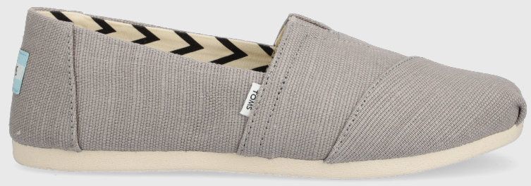 Espadrilky Toms Alpargata šedá farba,