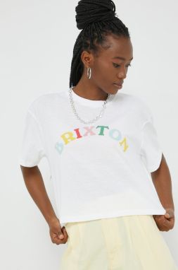 Tričko Brixton dámsky, biela farba,