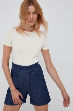 Tričko Lauren Ralph Lauren dámsky, béžová farba,