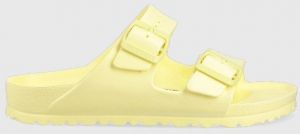 Šľapky Birkenstock Arizona EVA dámske, žltá farba