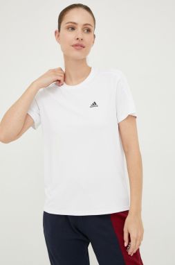 Bežecké tričko adidas Performance Run It biela farba,