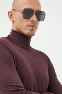 Slnečné okuliare Gucci pánske, šedá farba