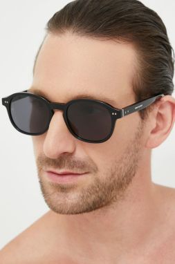 Slnečné okuliare Tommy Hilfiger pánske, čierna farba galéria