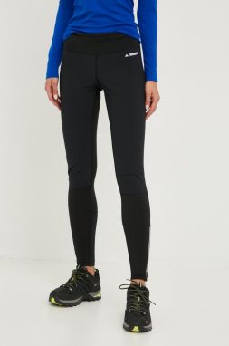 Športové legíny adidas TERREX Agravic dámske, čierna farba, jednofarebné