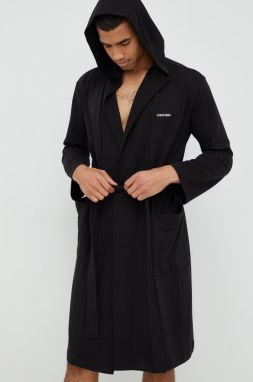 Župan Calvin Klein Underwear čierna farba