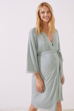 Župan women'secret Maternity , zelená farba