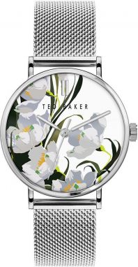 Hodinky Ted Baker dámske, strieborná farba