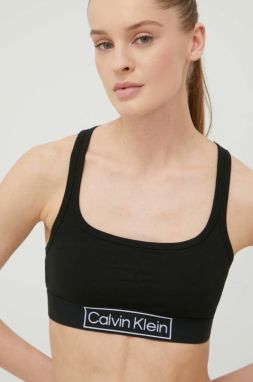 Podprsenka Calvin Klein Underwear čierna farba, jednofarebná