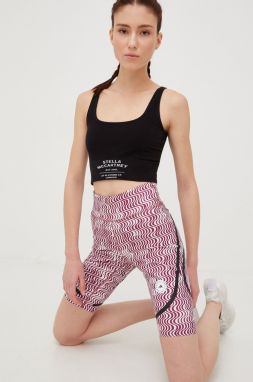 Športová podprsenka Stella McCartney Lingerie čierna farba, jednofarebný