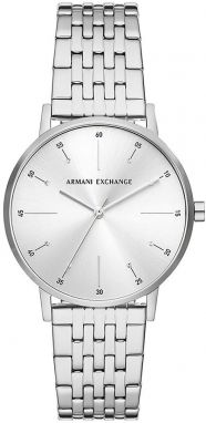Hodinky Armani Exchange dámsky, strieborná farba