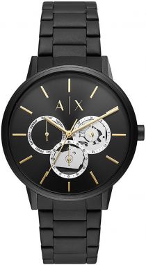 Hodinky Armani Exchange pánsky, čierna farba