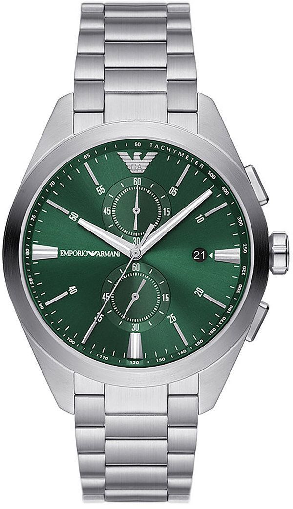 Hodinky Emporio Armani pánsky, strieborná farba