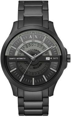 Hodinky Armani Exchange pánsky, čierna farba