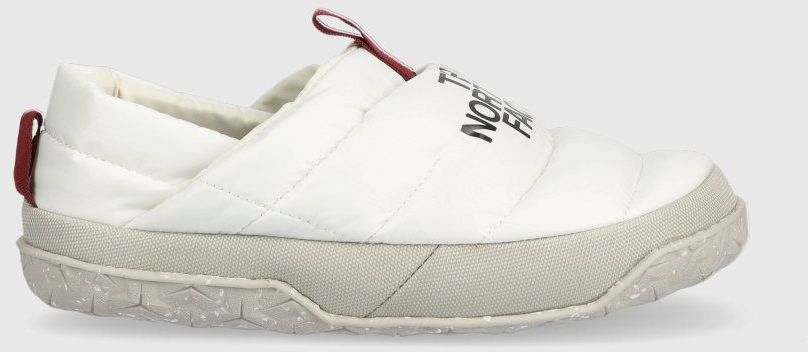 Papuče The North Face Nuptse Mule biela farba
