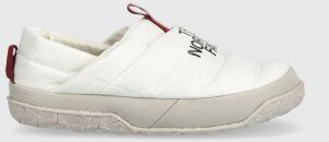 Papuče The North Face Nuptse Mule biela farba