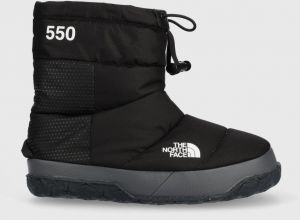 Snehule The North Face WOMEN S NUPTSE APRES BOOTIE čierna farba