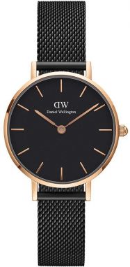 Hodinky Daniel Wellington Petite 28 Ashfield dámske, ružová farba