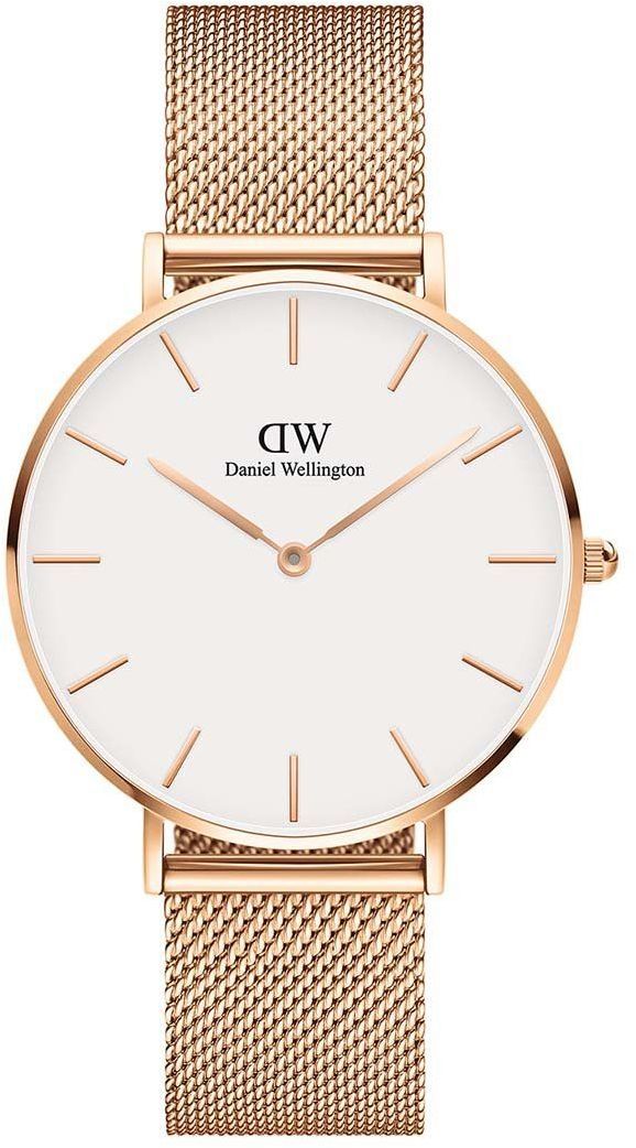 Hodinky Daniel Wellington Petite 36 Melrose dámske, ružová farba