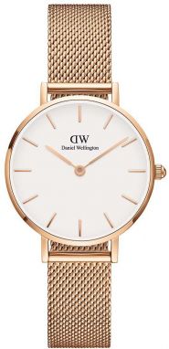 Hodinky Daniel Wellington Petite 28 Melrose dámske, ružová farba